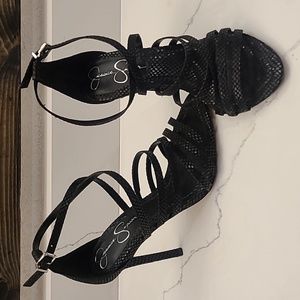 TEXTURED SEXY STAPPY HEELS